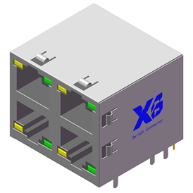 Modèle XB - 5jb - 2X2 - 8p8c - led - S - E